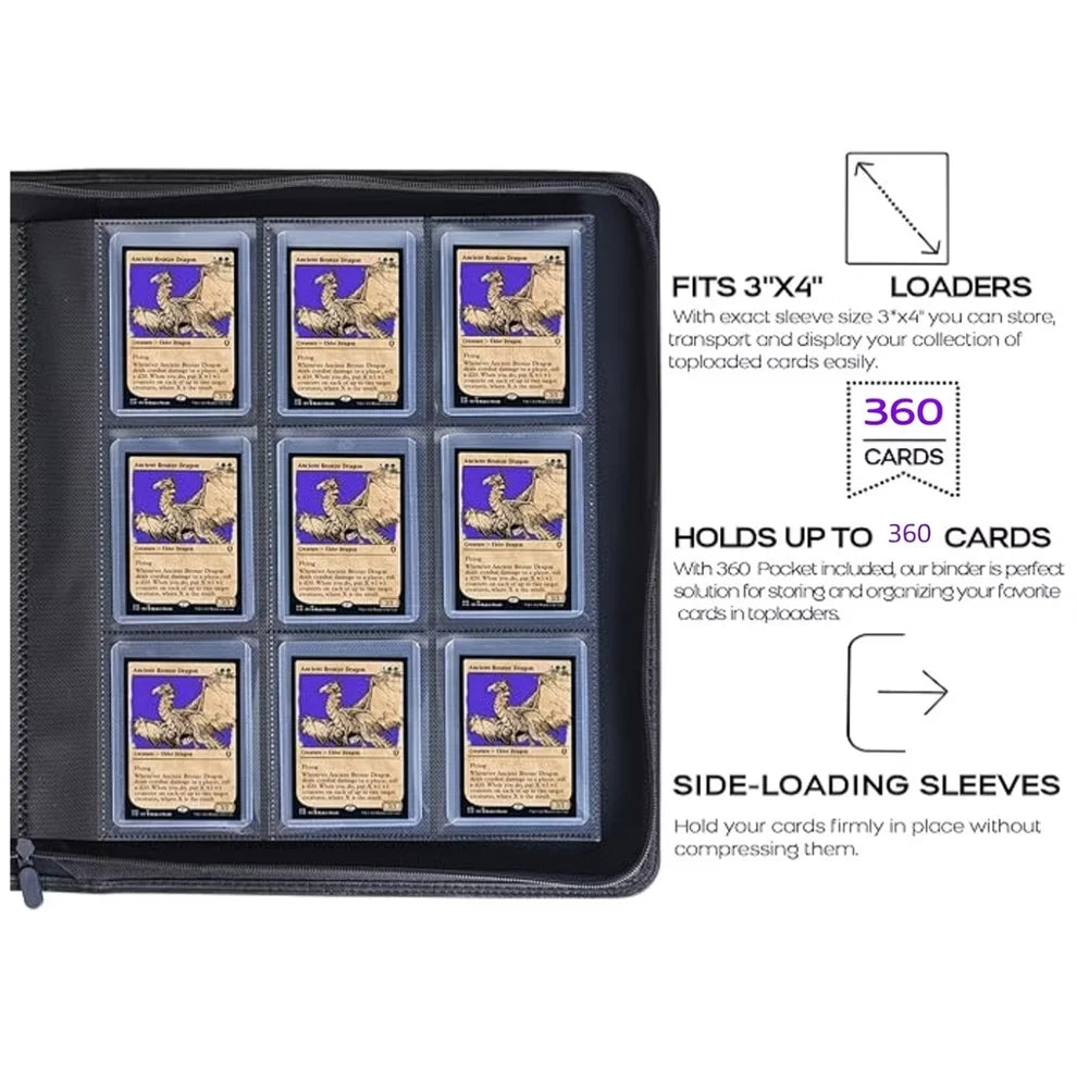 Top Loader Binder (9 Pocket - 360 Slots)