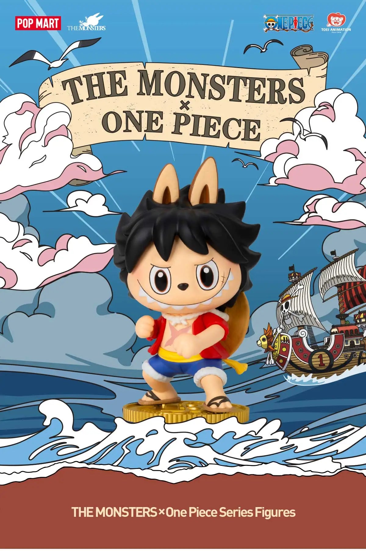 Labubu - THE MONSTERS x One Piece Series Figurine Blind Box
