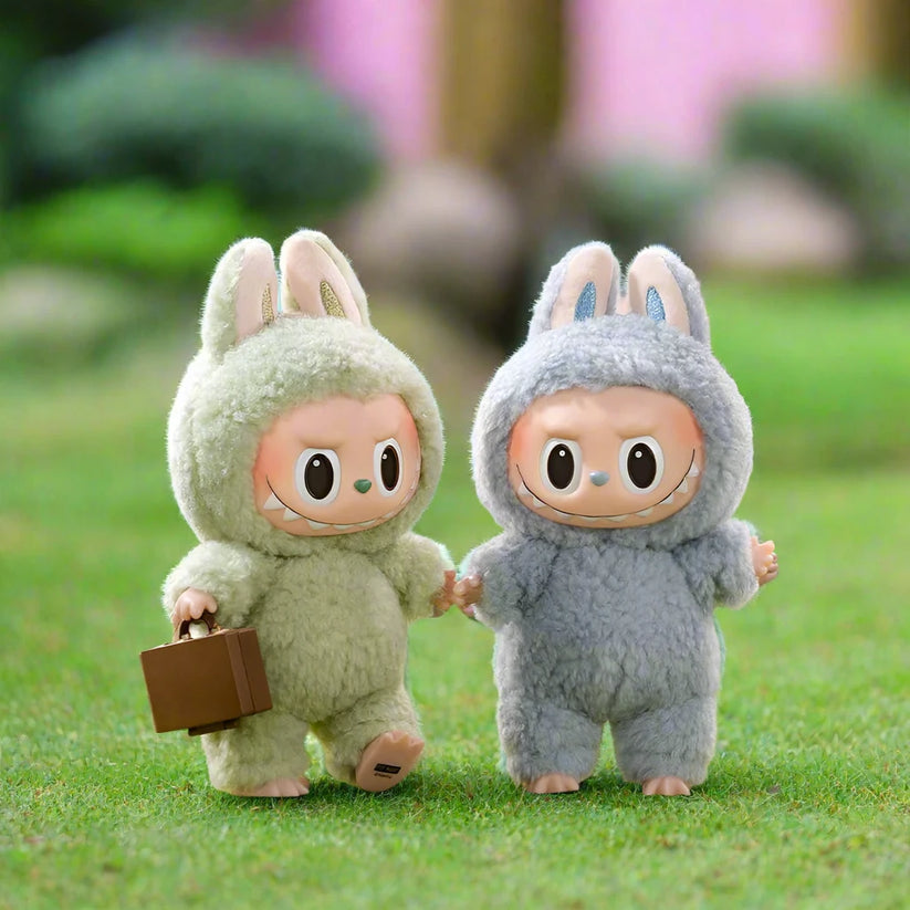 POPMART: Labubu - THE MONSTERS: Exciting Macaron Plush Keyring Figurine Blind Box