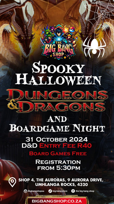 D&D - Event Booking: Halloween D&D Special Campaign (31 October 2024)