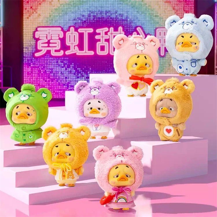 Upset Duck x Care Bears - Neon Sweetheart Duck Series Blind Box
